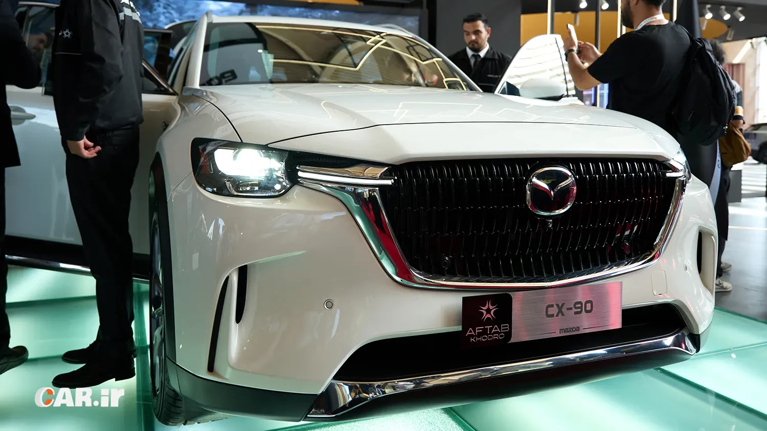 سه رخ جلو مزدا CX-90.webp